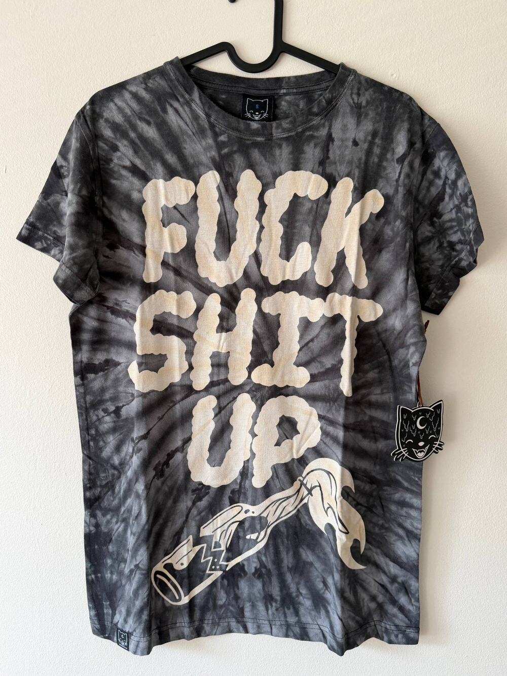 Drop Dead Blind Tie Dye Black T-Shirt Vintage Oli Sykes Emo BMTH Repented Rare S